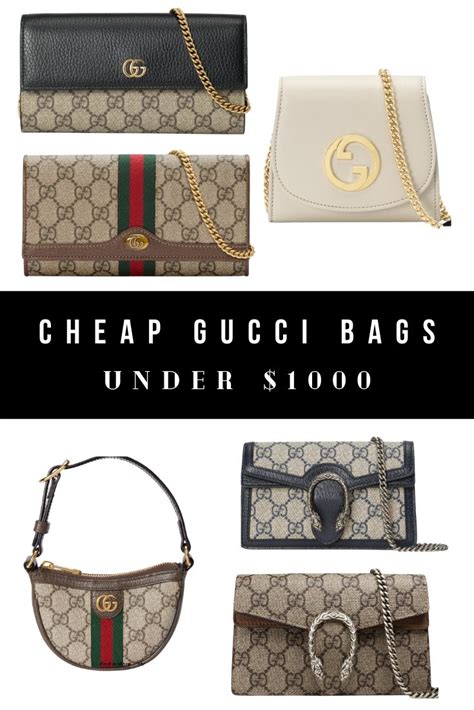 the cheapest thing to buy on gucci|gucci bag for under 1000.